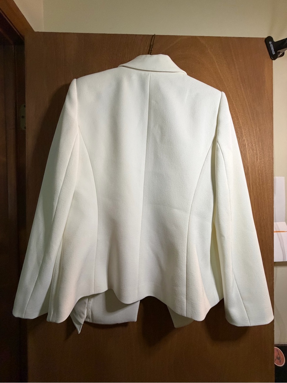 Tahari ASL Cream Two-Piece Blazer and Skirt Set size 10 - Picture 7 of 15